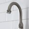 Kingston Brass Bridge Bathroom Faucet with Brass Pop-Up, Brushed Nickel KS7998AX - alternate 5